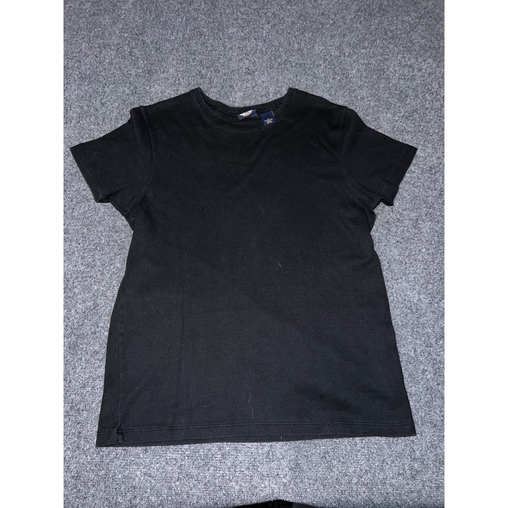 Dockers Womens Black 100% Cotton Short Sleeve T-Shirt Size L 362M